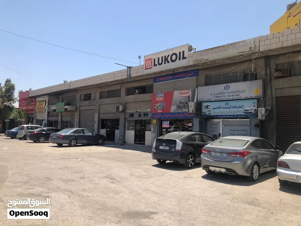 مخازن اماميه وخلفيه مع سدة للبيع في أبو علندا – شارع الحزام الدائري