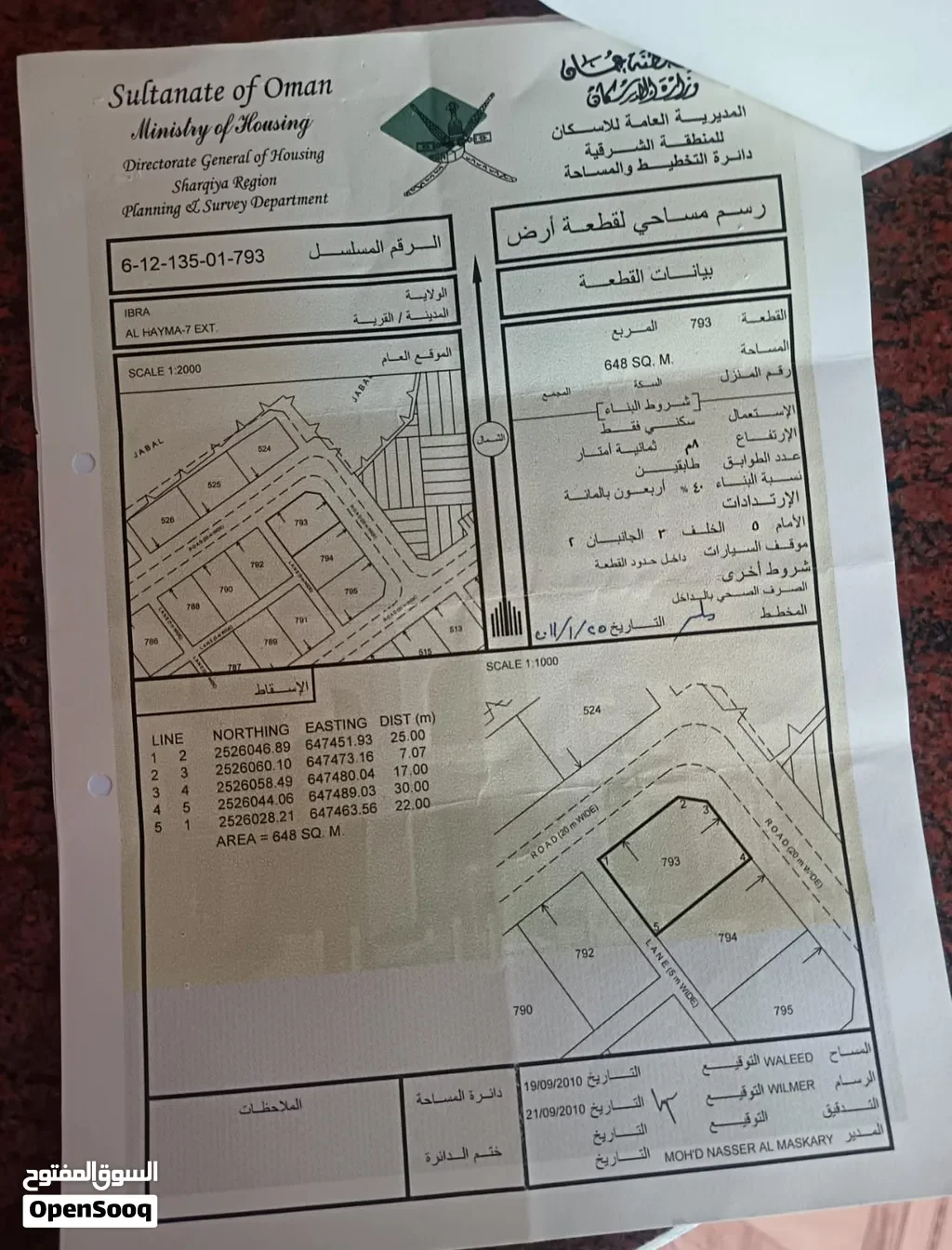 ارض في ابرا الحائمة قابل للتفاوض