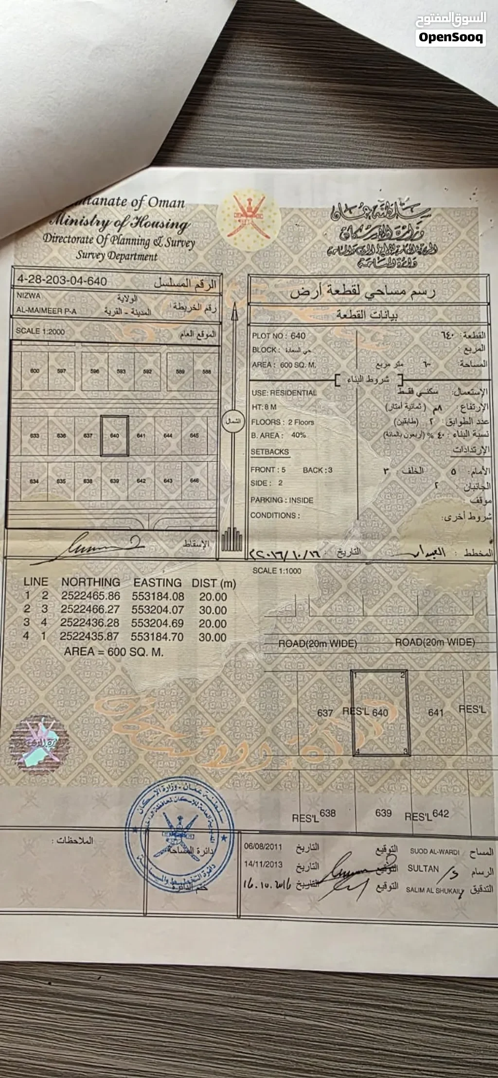ارض للبيع ف المعمير ف نزوى بسعر جميل