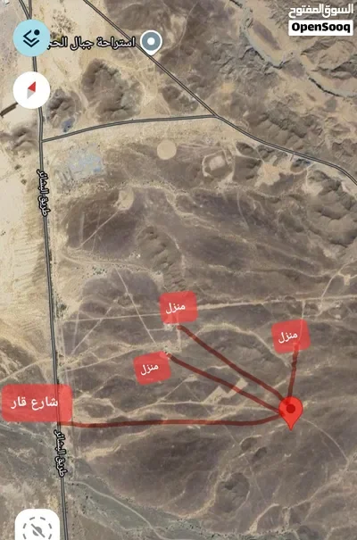 السحاماة سوبر كورنر ارض مميزة مفتوحة ثلاث جهات وبالقرب من منازل قائمة وشارع قار..انا المالك