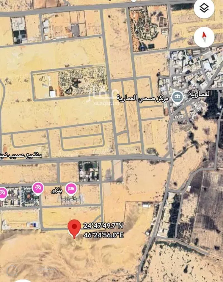 أرض للبيع في مدينة العمارية
