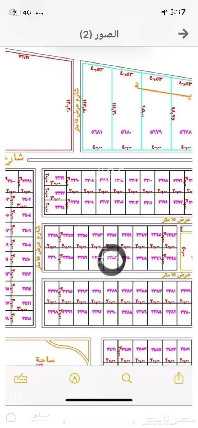 أرض للبيع في شارع العليا 72