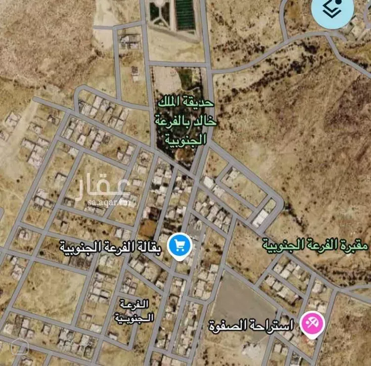 أرض للبيع في شارع طريق الفرعة الجنوبية