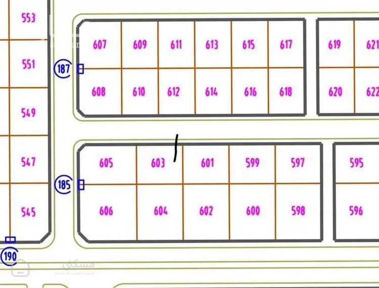 أرض للبيع في شارع لايوجد