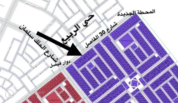 أرض للبيع في شارع طريق الامير ناصر بن عبد العزيز