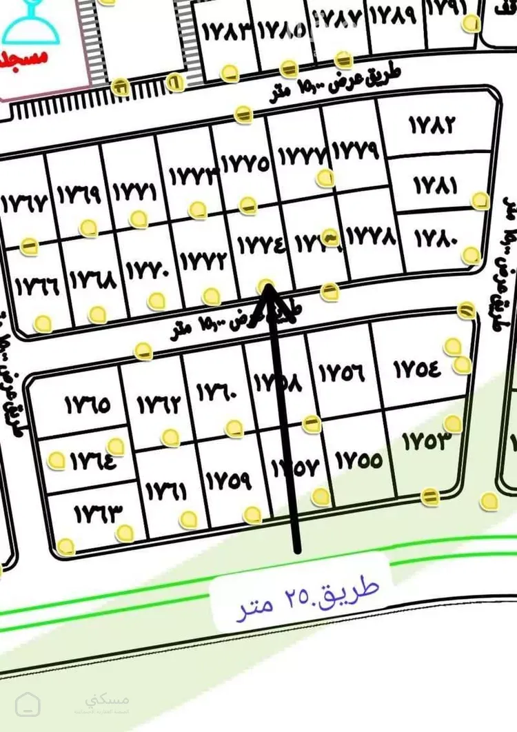 أرض للبيع في شارع الروابي 15
