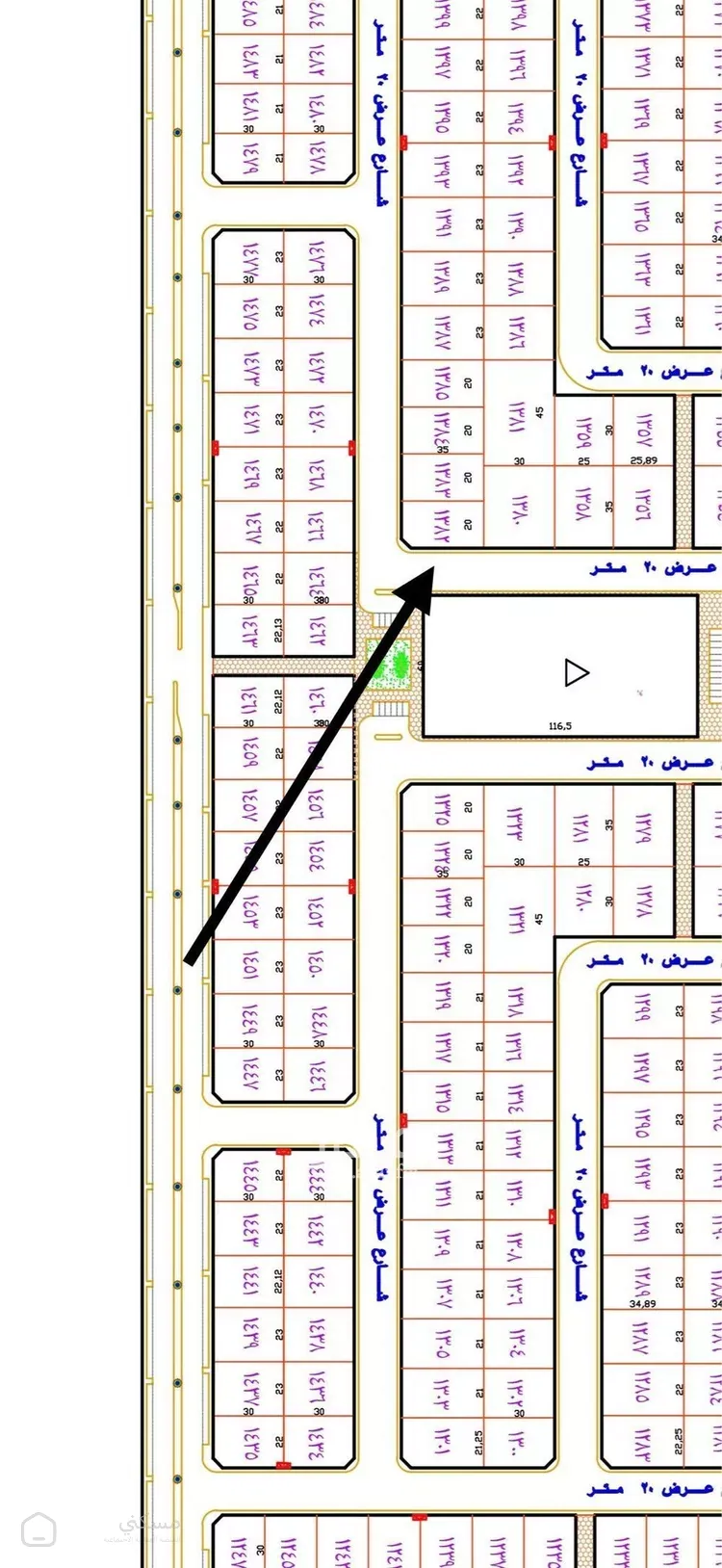 أرض للبيع في شارع اسحاق بن طلحة