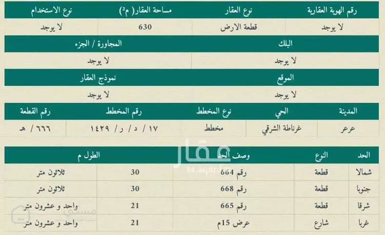 أرض للبيع في شارع حماد بن سلمة