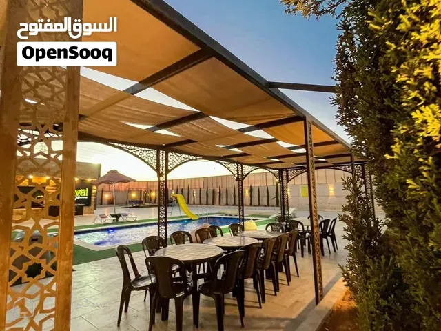 شاليه في منطقة طريق المطار القسط للايجار اليومي والاسبوع والشهري مناسب للعائلات والفئة الشبابية
