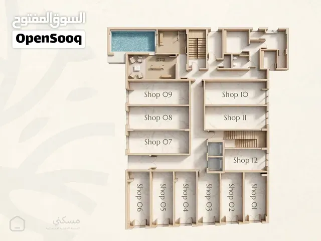 بمقدم 4200 محل تجاري للبيع 26.60 م للبيع في الخوض بجوار العريمي بوليفارد والباقي اقساط مدة 30 شهر