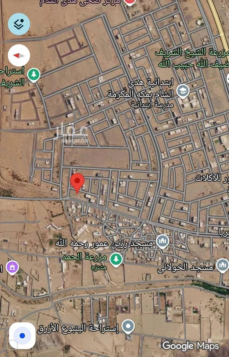 أرض للبيع في شارع أوس بن المنذر الأنصاري