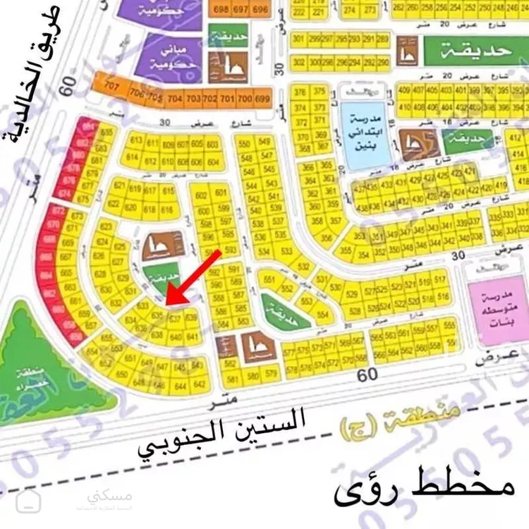 أرض للبيع في شارع عبدالرحمن بن مهران